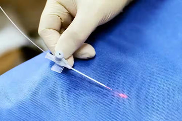 laser fiber similar to those used in endovenous ablation procedures